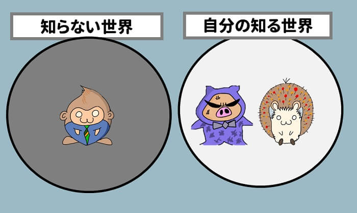 嫌いな人は、自分の知らない世界にいる人