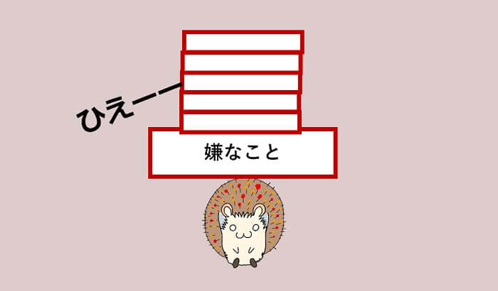 嫌なことから逃げると、嫌なことが積み重なる